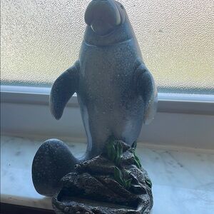 Gray Manatee cell phone holder